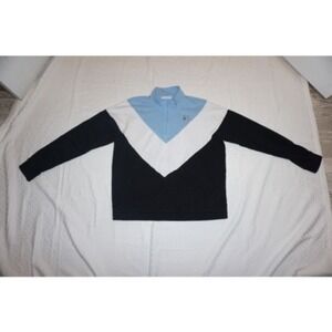 Fila Women's Track Jacket Chevron 1/2 Zip Long Sleeve Activewear XXL